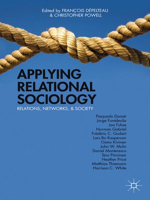 cover image of Applying Relational Sociology